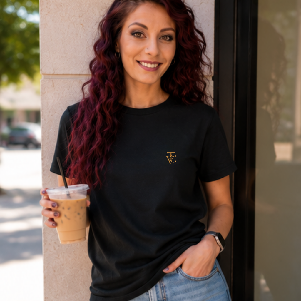 Signature Tee | Embroidered TVC Monogram